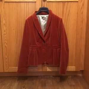 Beautiful J. Crew Velvet Blazer - Size 6